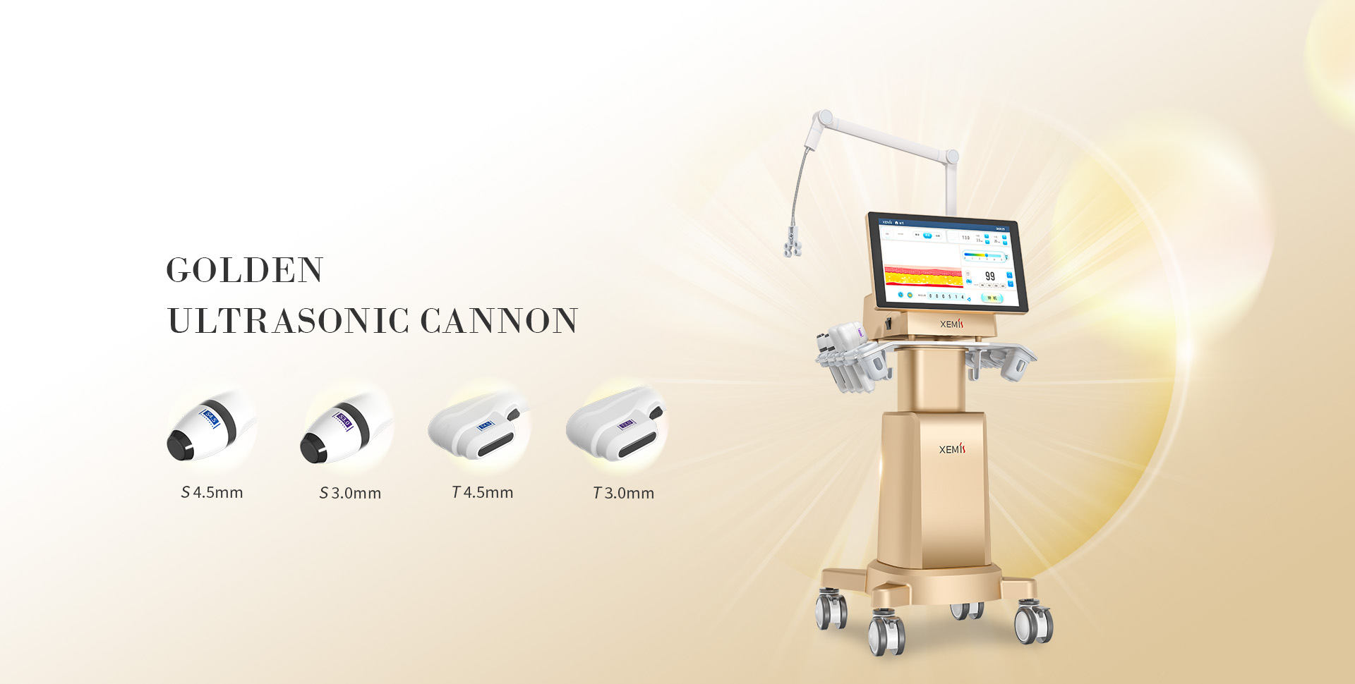 Gold ultrasonic cannon
